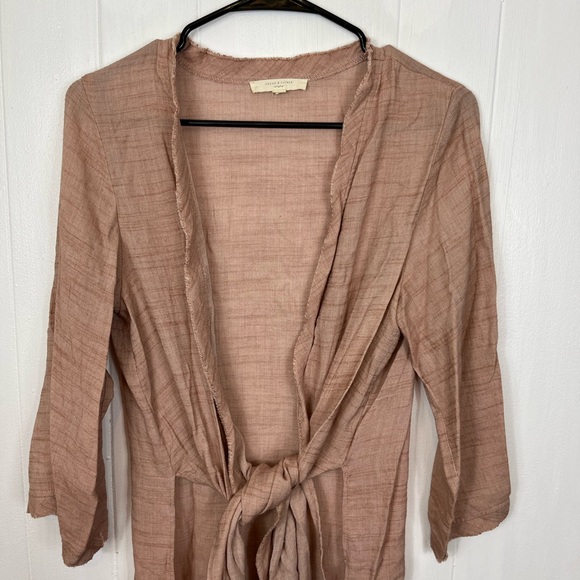 Grade & Gather Maxi Front Tie Cardigan Sz S/M - Picture 4 of 9